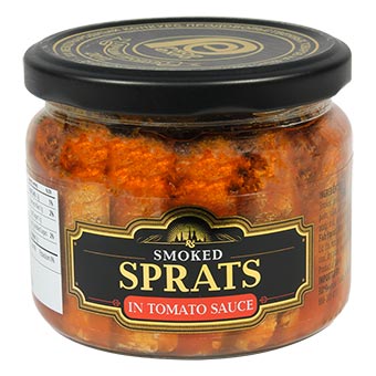 Riga Gold Smoked Sprats in Tomato Sauce 250g