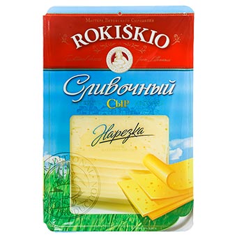 Rokiskio Sliced Creamy Cheese 200g