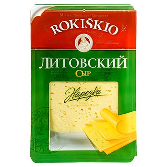 Rokiskio Sliced Lithuanian Cheese 200g