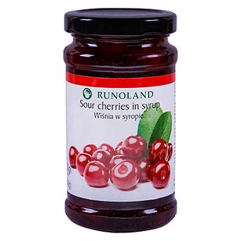 Runoland Sour Cherries in Syrup 230g