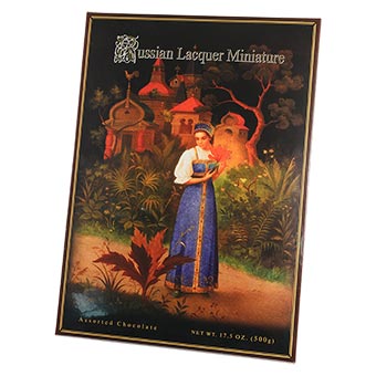 Russian Lacquer Miniature Assorted Chocolate 500g