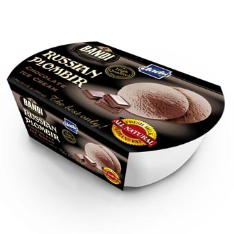 Bandi Russian Plombir Chocolate Ice Cream
