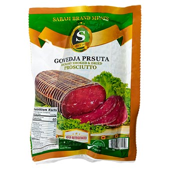 Sabah Brand Govedja Prsuta Smocked & Dried Prosciutto