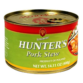 Sokolow Hunter Pork Stew Easy Opener 400g
