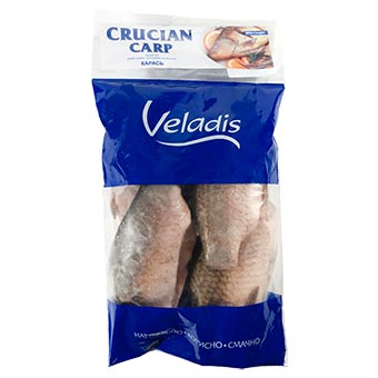 Veladis Crucian Carp Head on VP (Frozen) 1kg