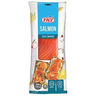Vici Cold Smoked Salmon Fillet 200g
