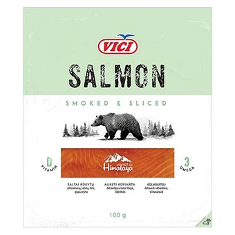 Vici Lightly Salted Sliced Salmon 100g