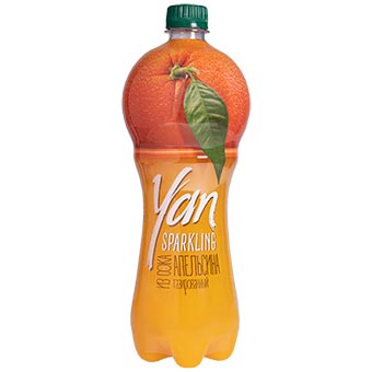 Yan Orange Sparkling Water from Juice 34 fl.oz