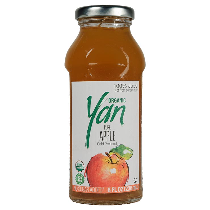 YAN Organic Apple Juice 8oz