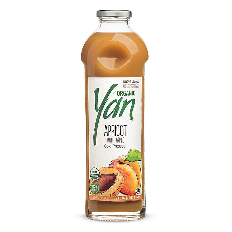 YAN Organic Apricot Juice with Apple 32oz