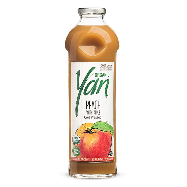 YAN Organic Peach Juice with Apple 32oz
