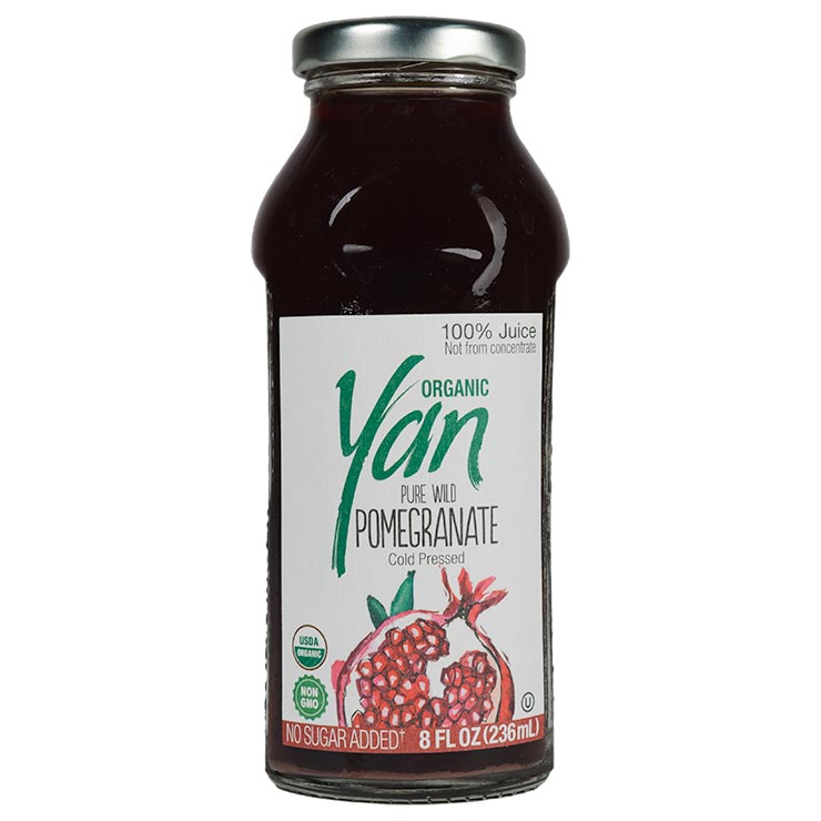 YAN Organic Pomegranate Juice 8oz