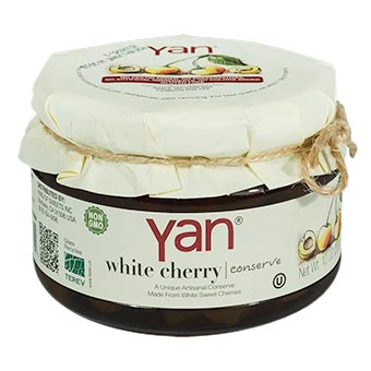 YAN Premium White Cherry Conserve 10oz