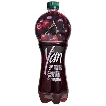 Yan Sour Cherry Sparkling Water from Juice 34 fl.oz
