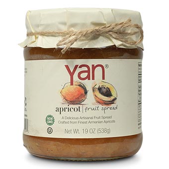 Yan Apricot Fruit Spread 19oz
