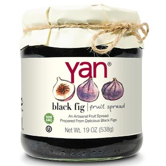 YAN Premium Black Fig Fruit Spread 19oz
