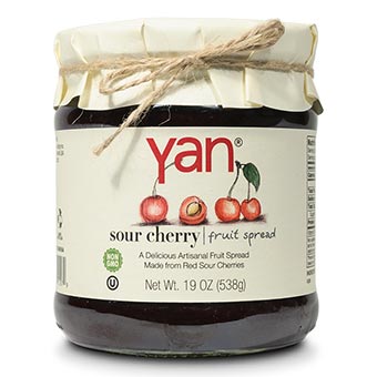 Yan Sour Cherry Fruit Spread 19oz