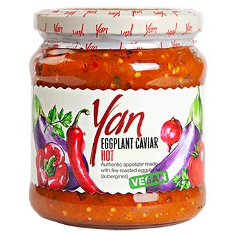 Yan Spicy Eggplant Caviar Hot (Spicy) 16oz