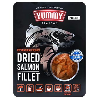 Yummy Dried Salmon Pieces 1kg