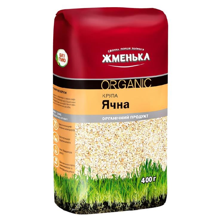 Zhmenka Peeled Organic Barley 400g